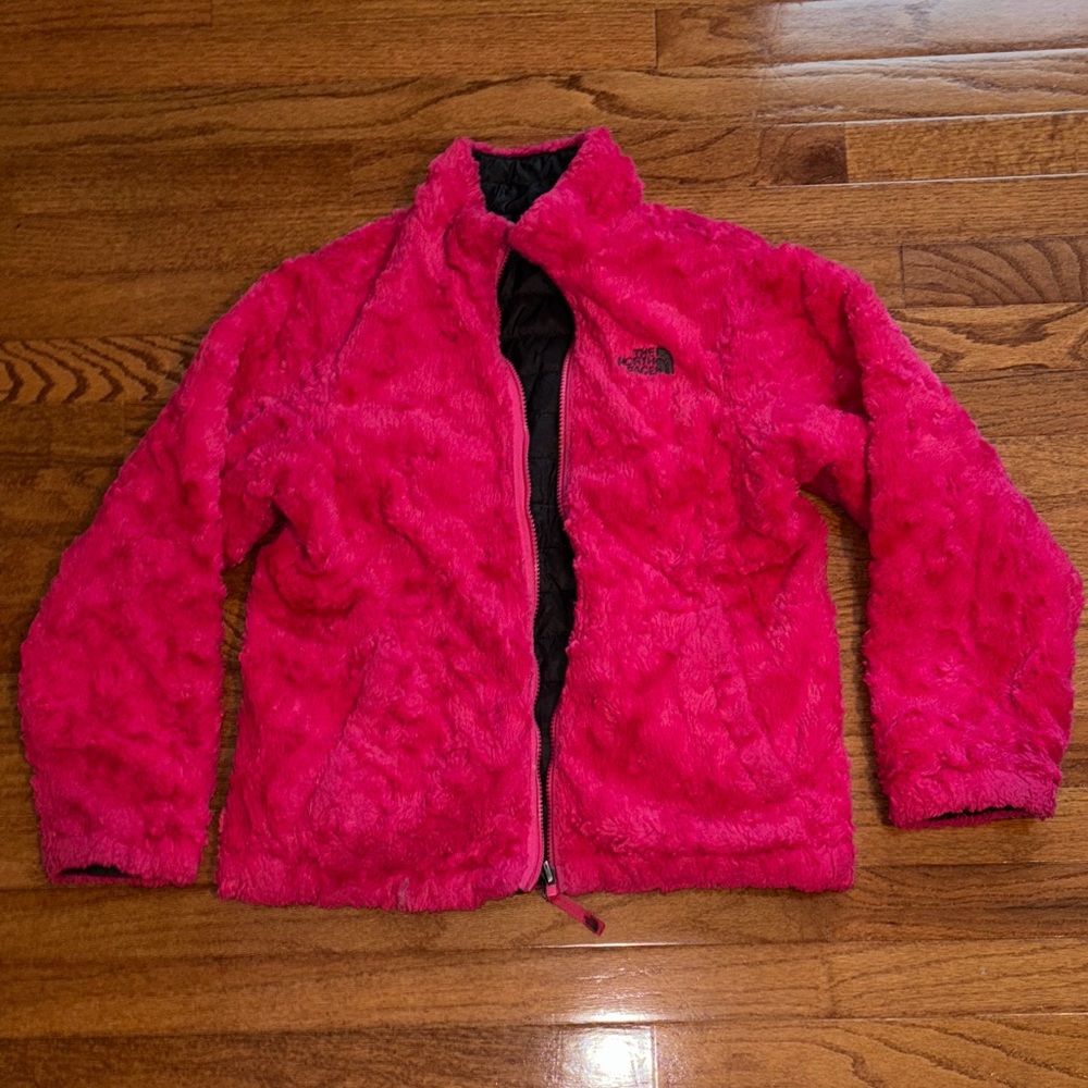 The North Face Kids Fuzzy Pink Jacket